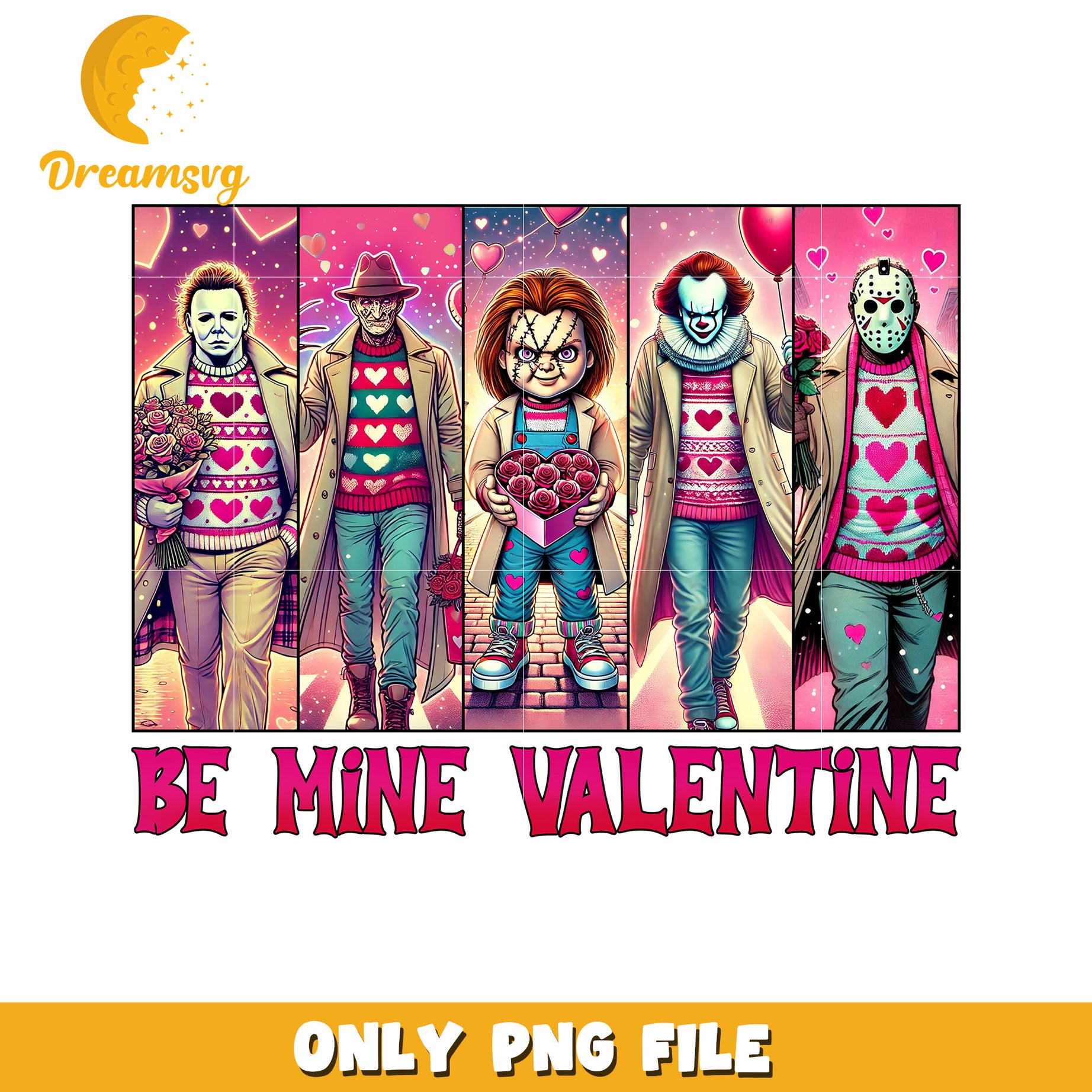 Horror Movie Valentine PNG