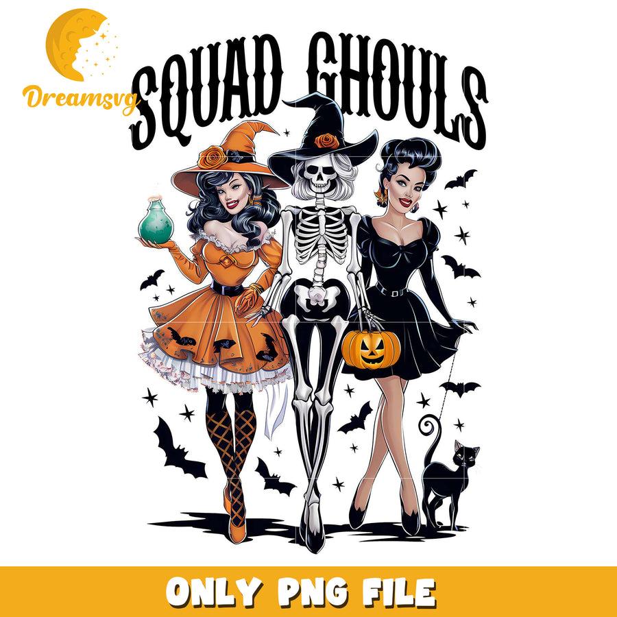 Horror Squad Ghouls Halloween Party png, halloween horror nights​​ png, halloween​ png