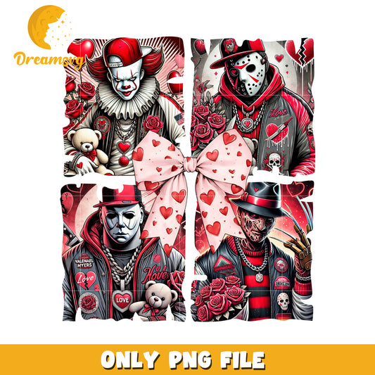 Horror Valentines Day PNG Image