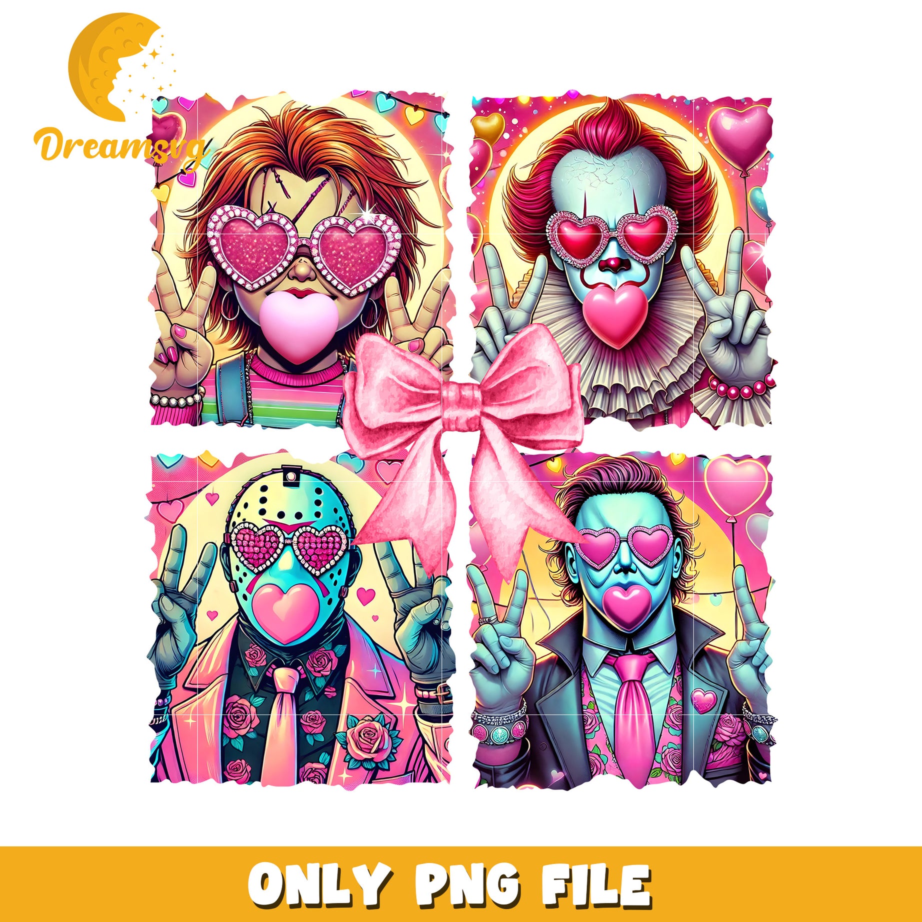 Horror Valentines PNG Sublimation