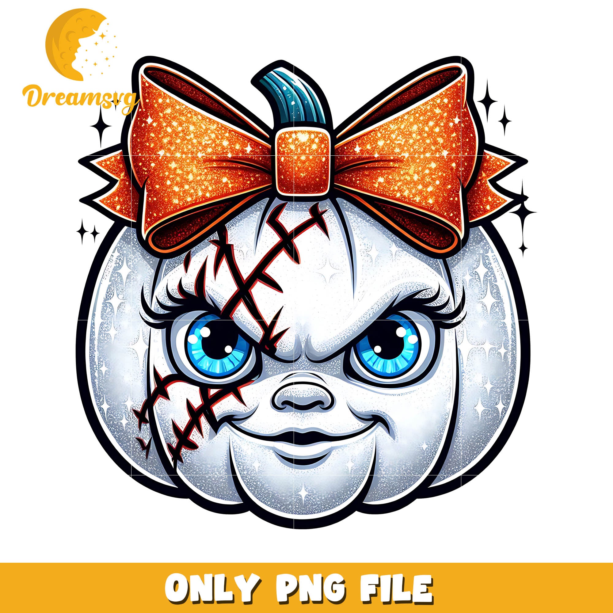 Horror pumpkin Chucky doll killer png, Halloween horror movies png