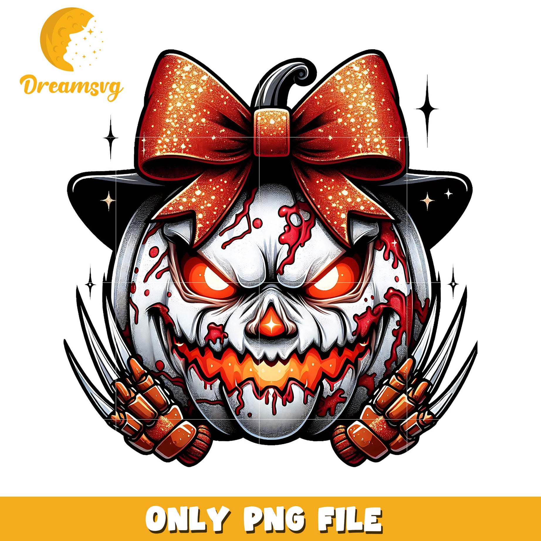 Horror pumpkin Freddy killer png, Halloween horror movies png
