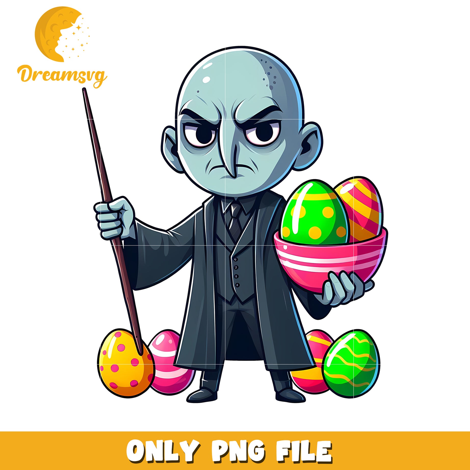 Horror alien easter eggs png, easter day png, horror movie png