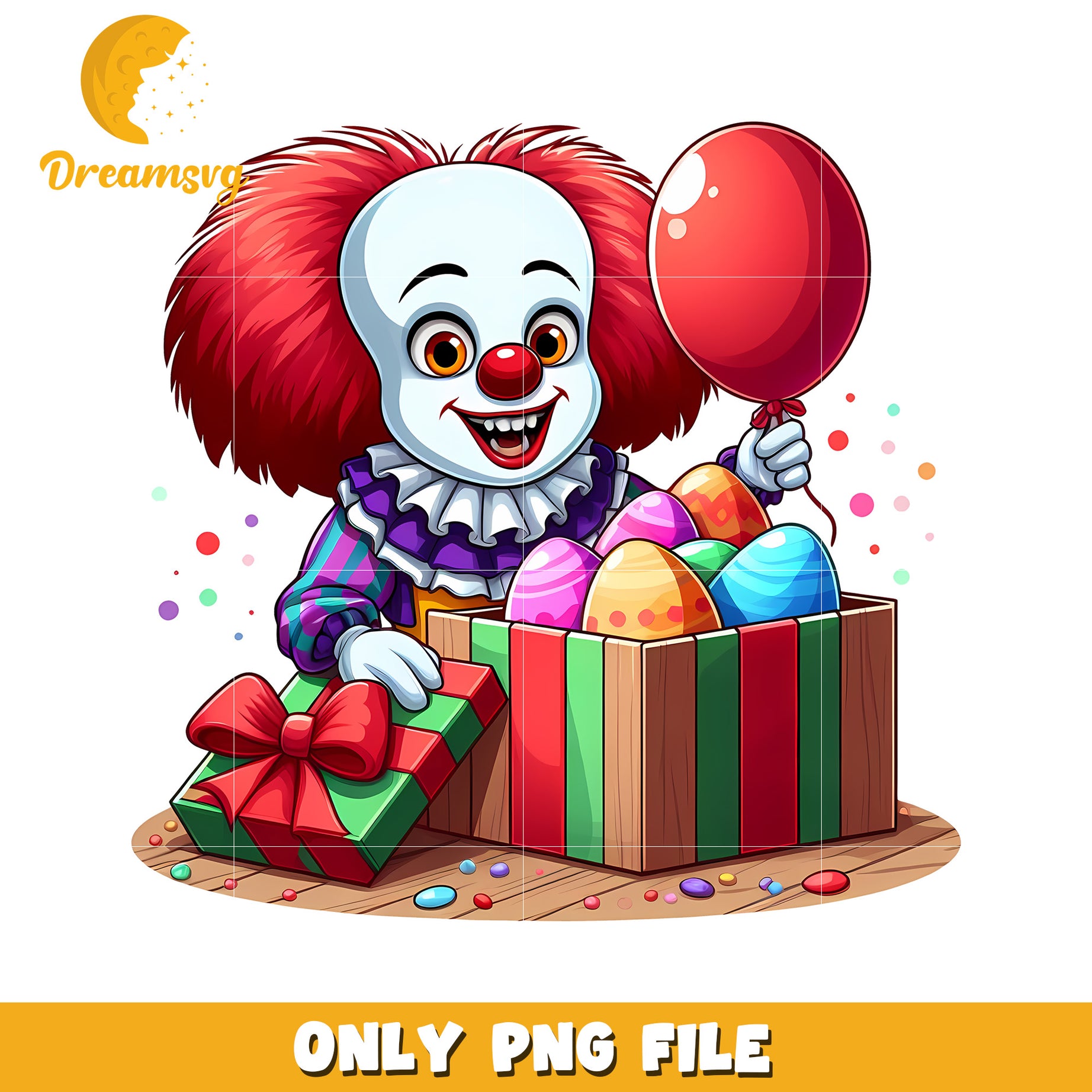 Horror character easter eggs png, easter eggs png, movie png