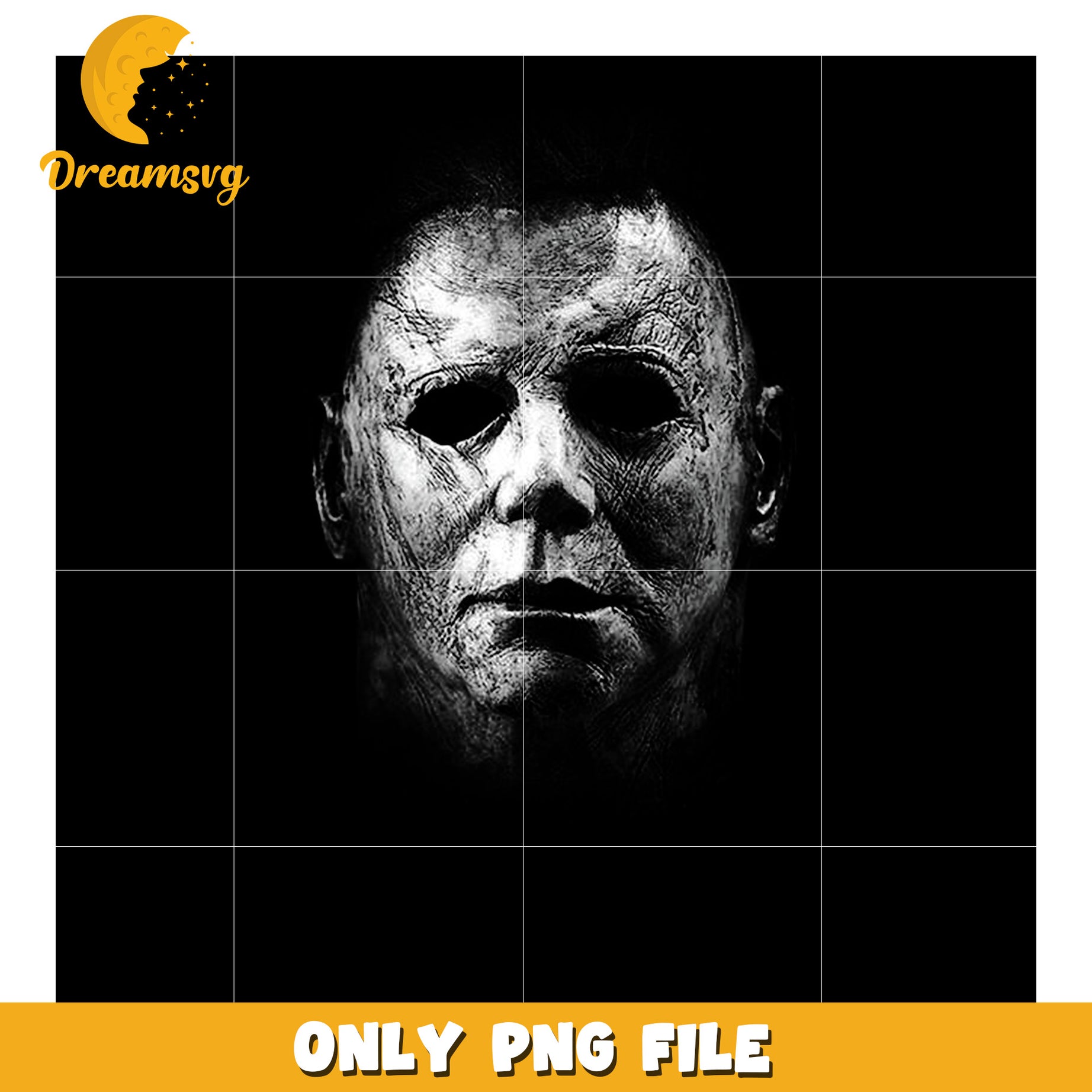 Horror michal myers halloween design png, halloween png, halloween season png