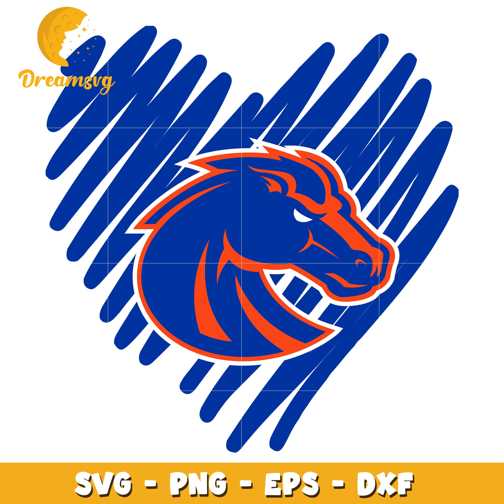 Horse Head Heart SVG PNG EPS DXF