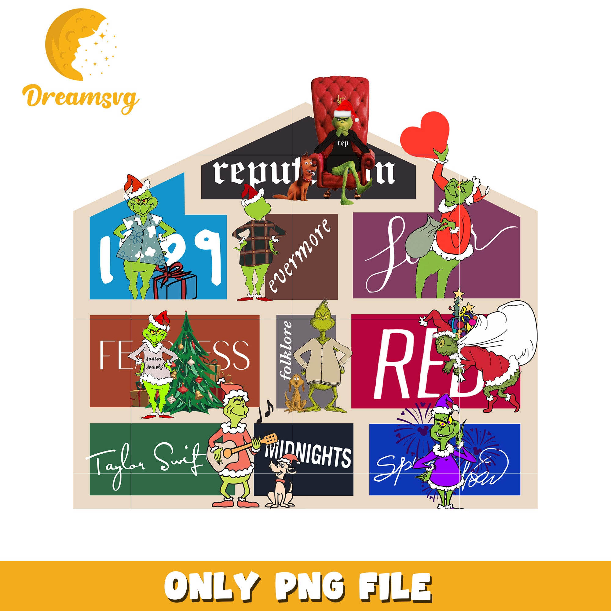 House of grinch png, grinch meme png, christmas characters png