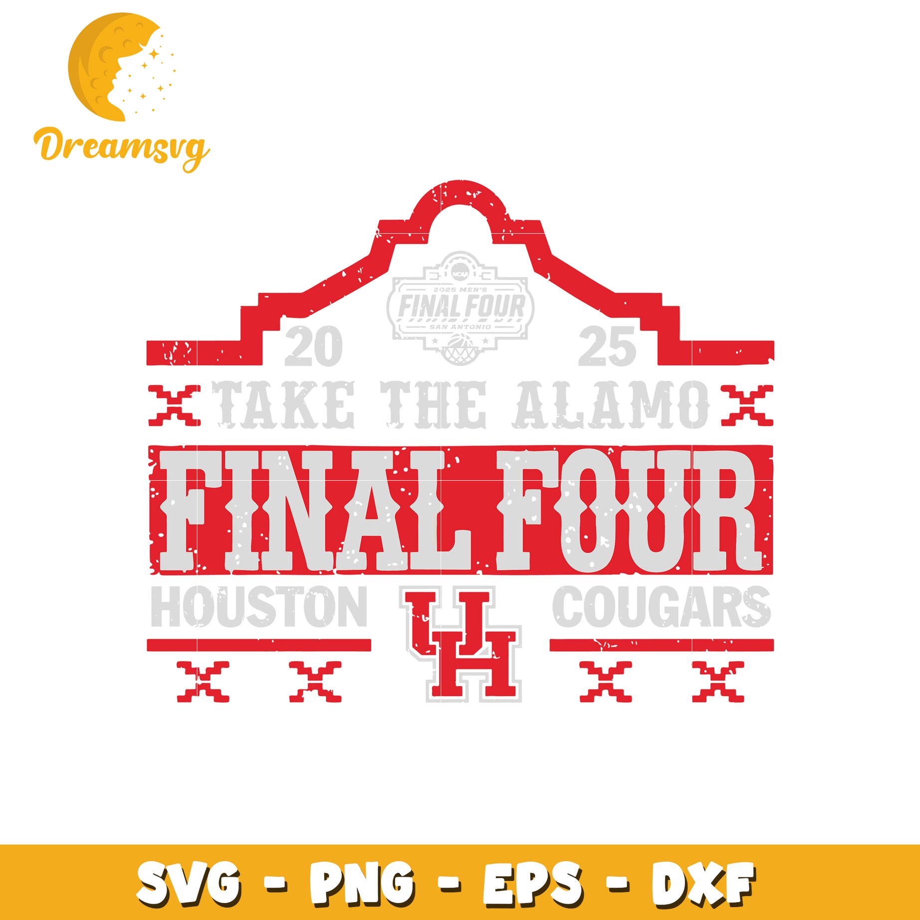 Houston Cougars Final Four 2025 SVG