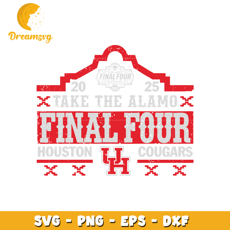 Houston Cougars Final Four 2025 SVG