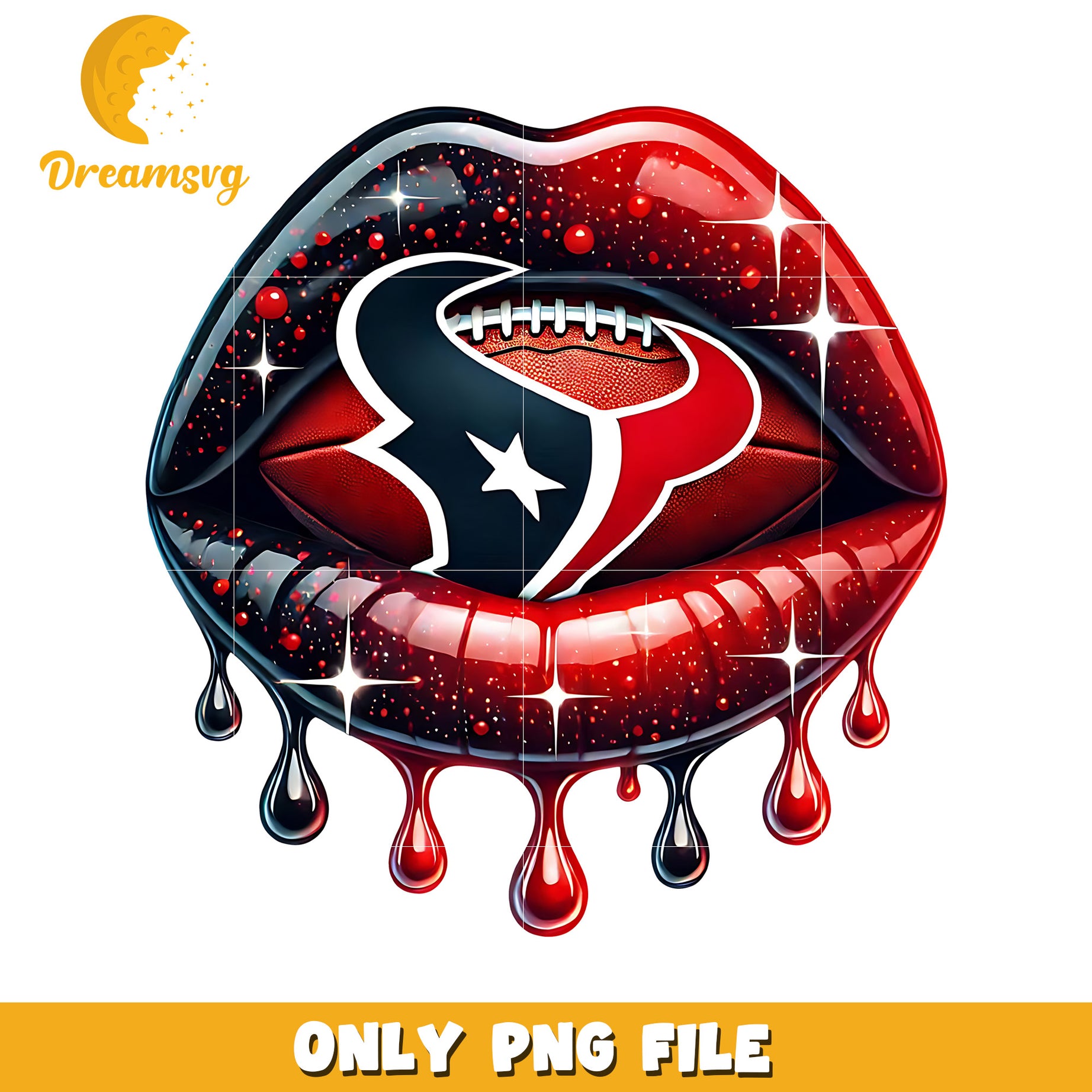 Houston texans lips png, nfl teams png, nfl team logo png