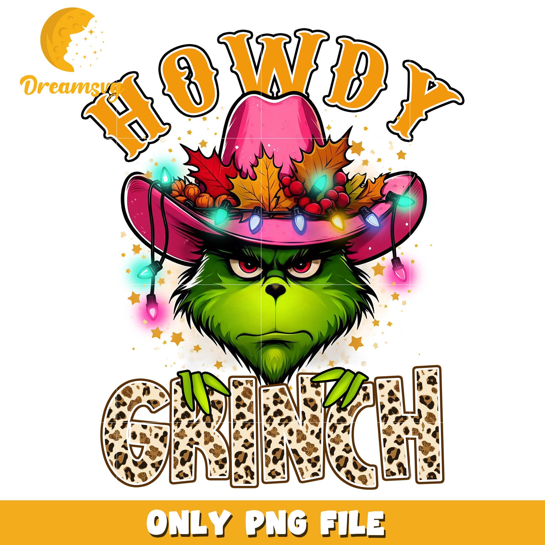 Howdy Grinch pink hat png, grinch face cartoon png, the grinch png