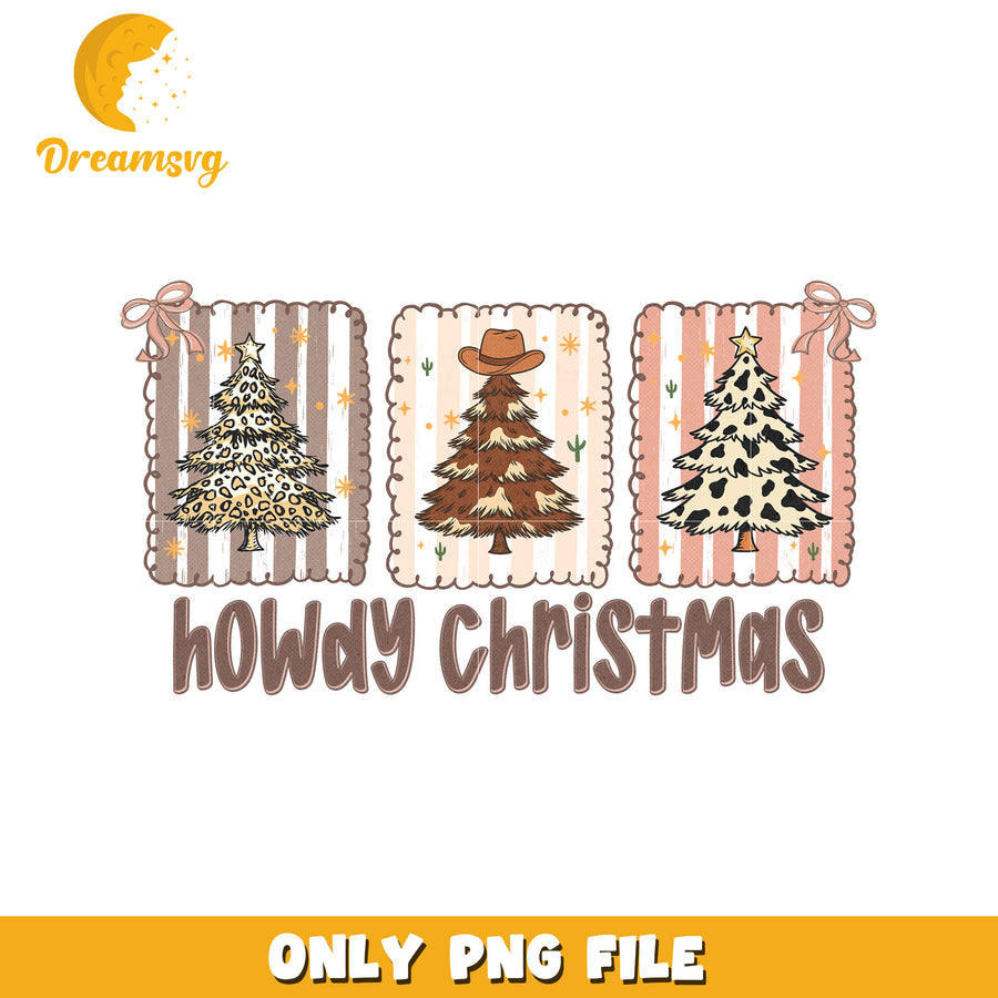Howdy christmas design png, christmas lights​ png, christmas music​ png