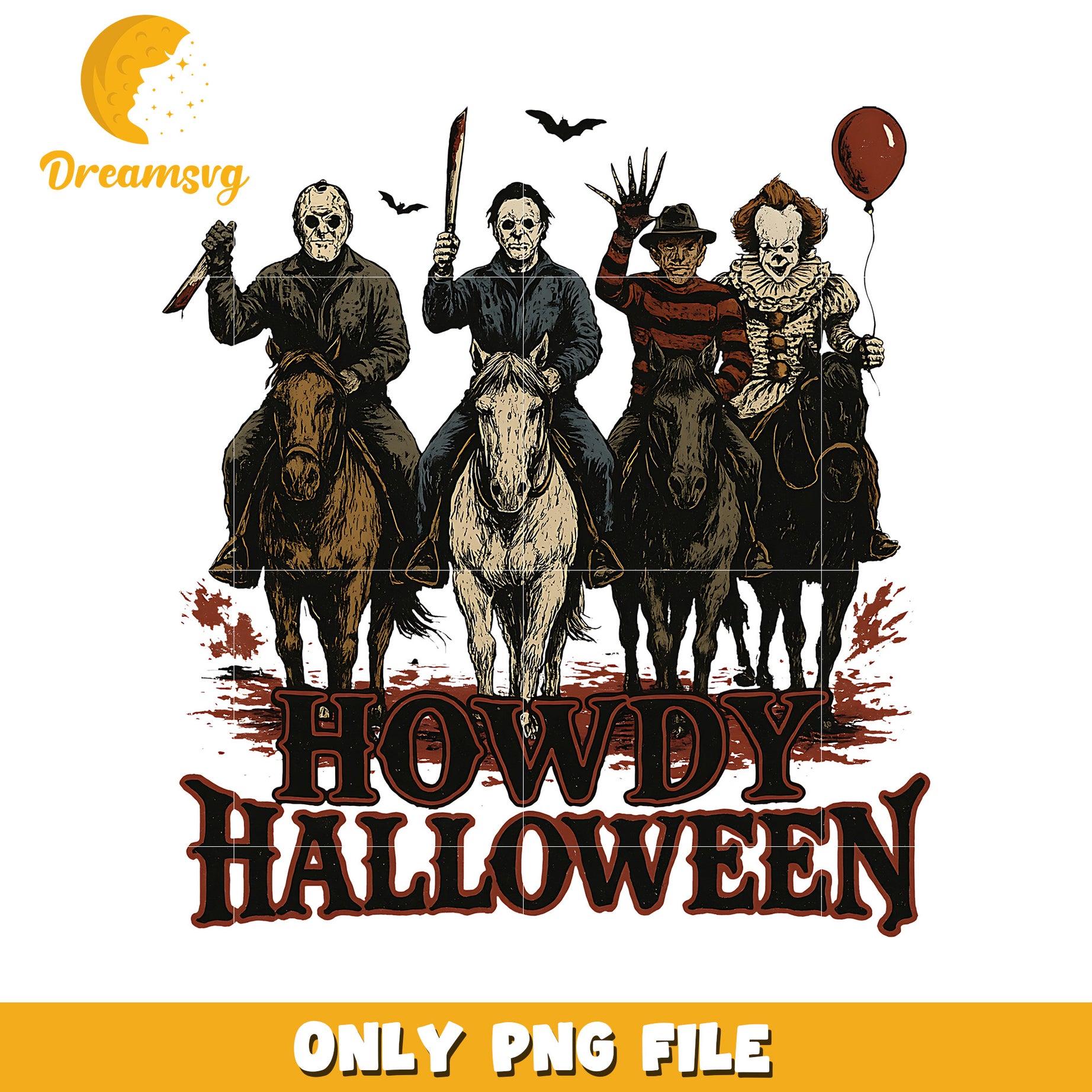 Howdy halloween svg, halloween quote svg, spooky season svg