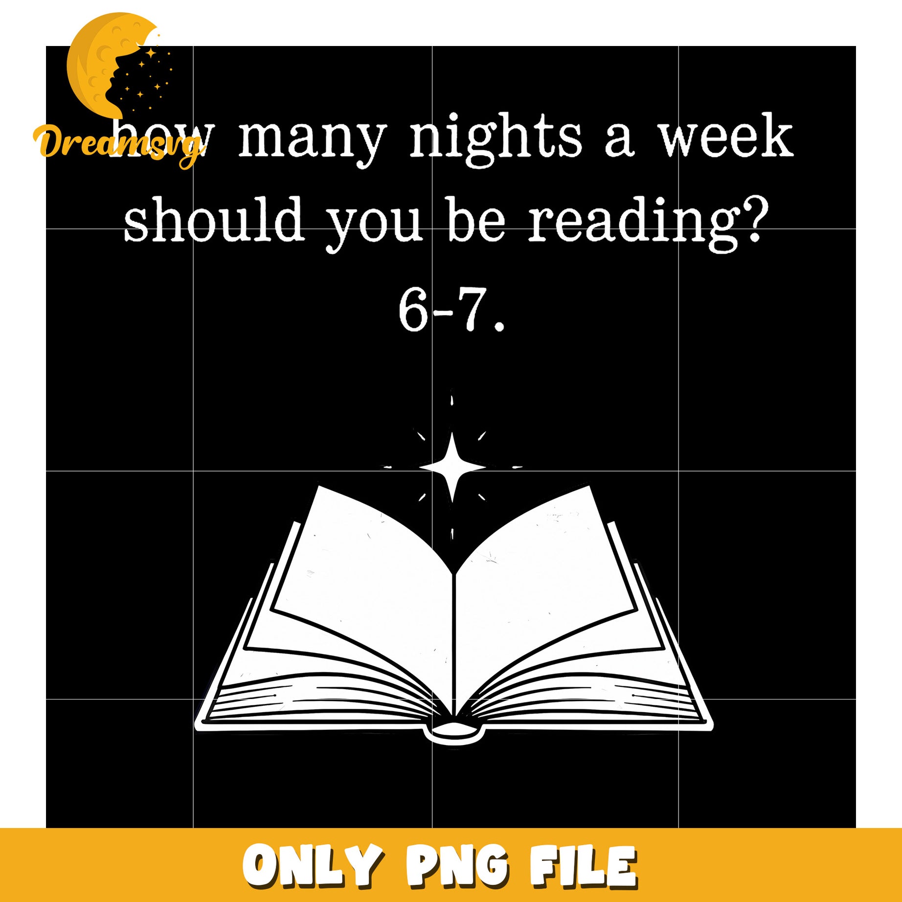 How many nights a week should be reading png, funny memes png, six seven png
