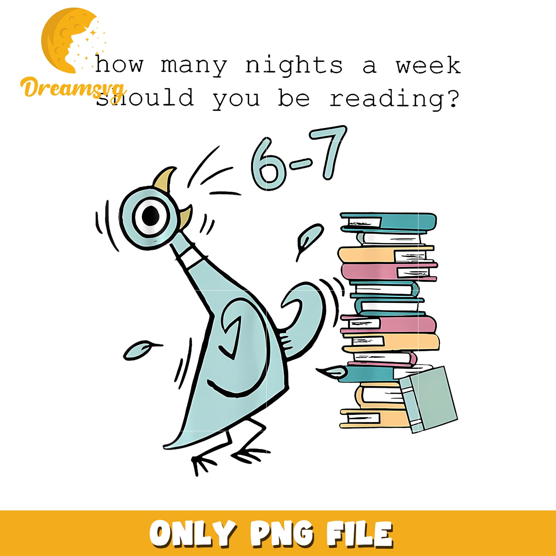 How many nights png, funny clipart png, humor trend png