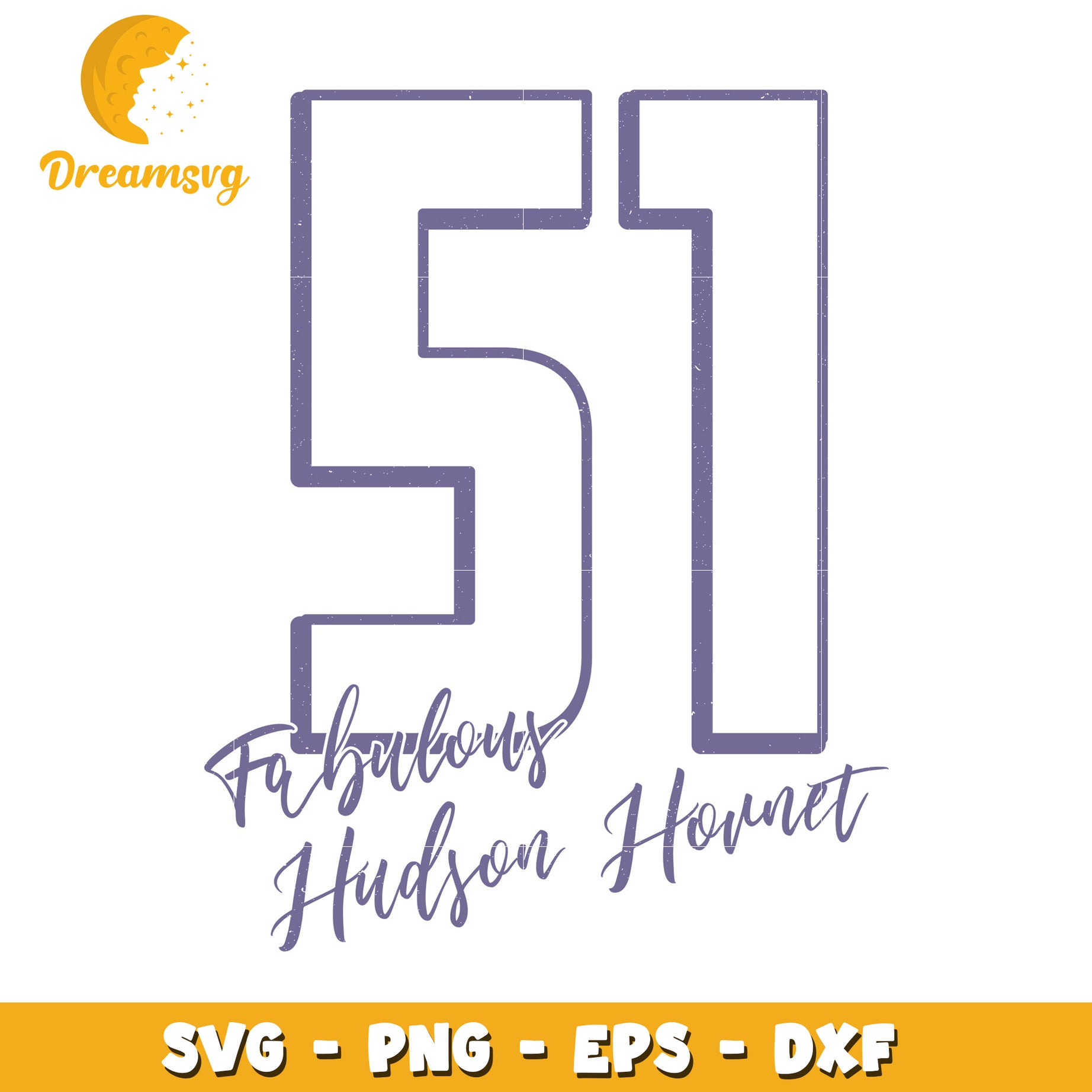 Hudson Hornet 51 SVG Cut File