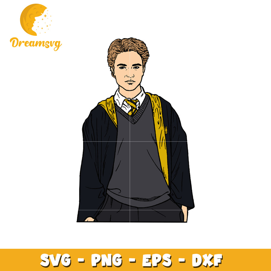 Hufflepuff Student SVG PNG EPS DXF