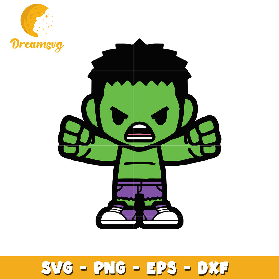 Hulk SVG PNG EPS DXF Files