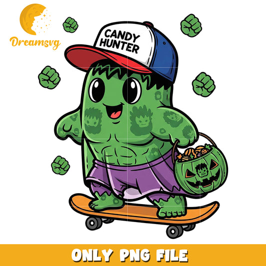 Hulk cute candy ghoul png, halloween eve​​ png, halloween ends​ png