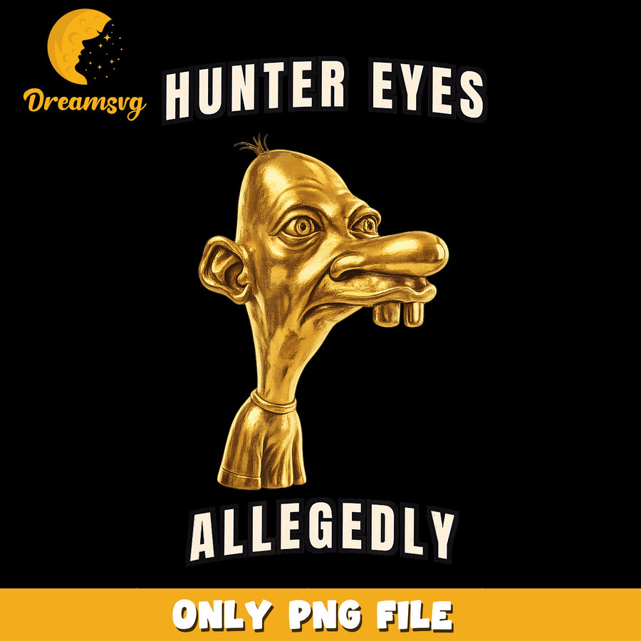 Hunter Eyes PNG, Funny Cartoon Design, Humorous Art PNG