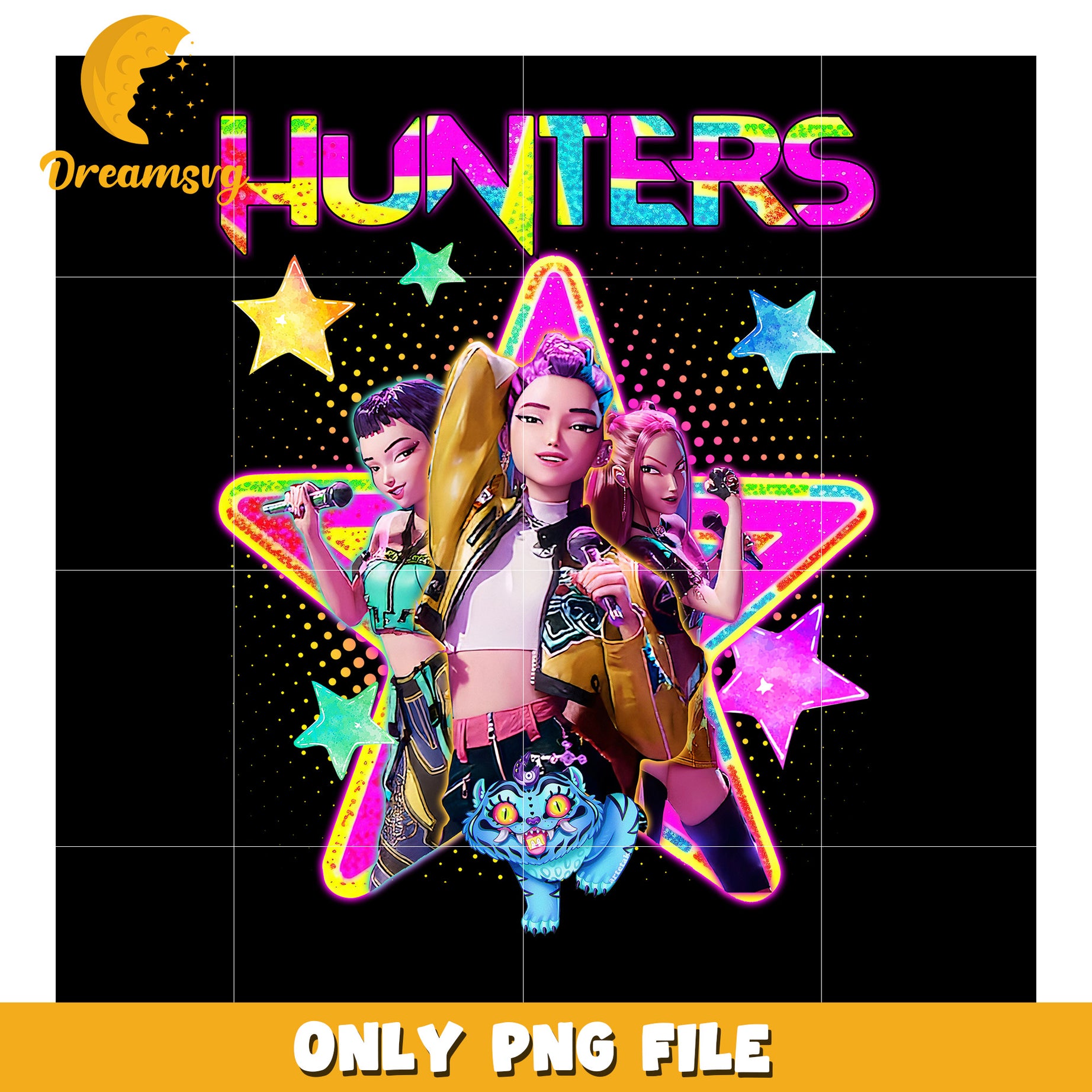 Hunters girls png, demon hunters png, huntrix and saja png