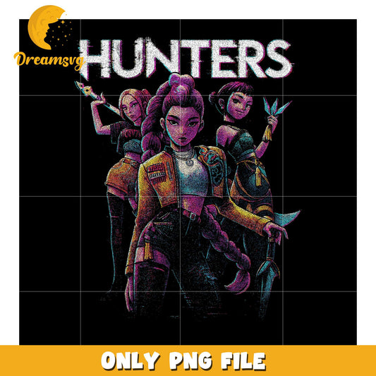 Hunters teams png, love fighter aesthetic png, kpop hero png