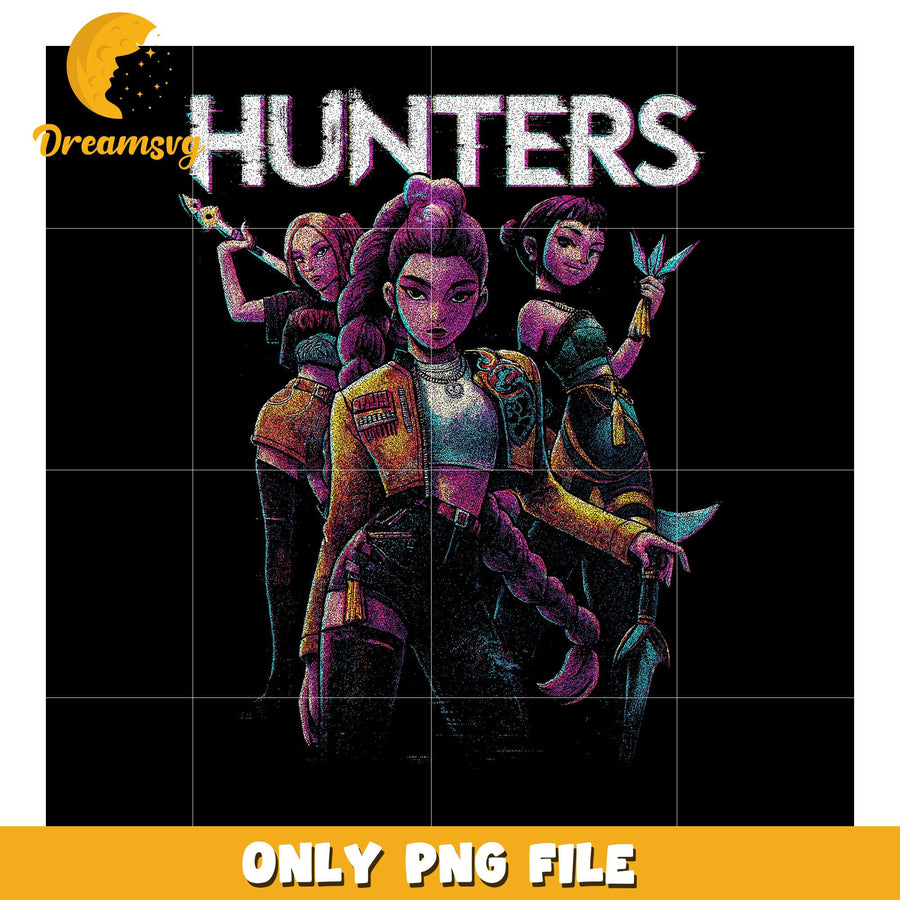 Hunters teams png, love fighter aesthetic png, kpop hero png