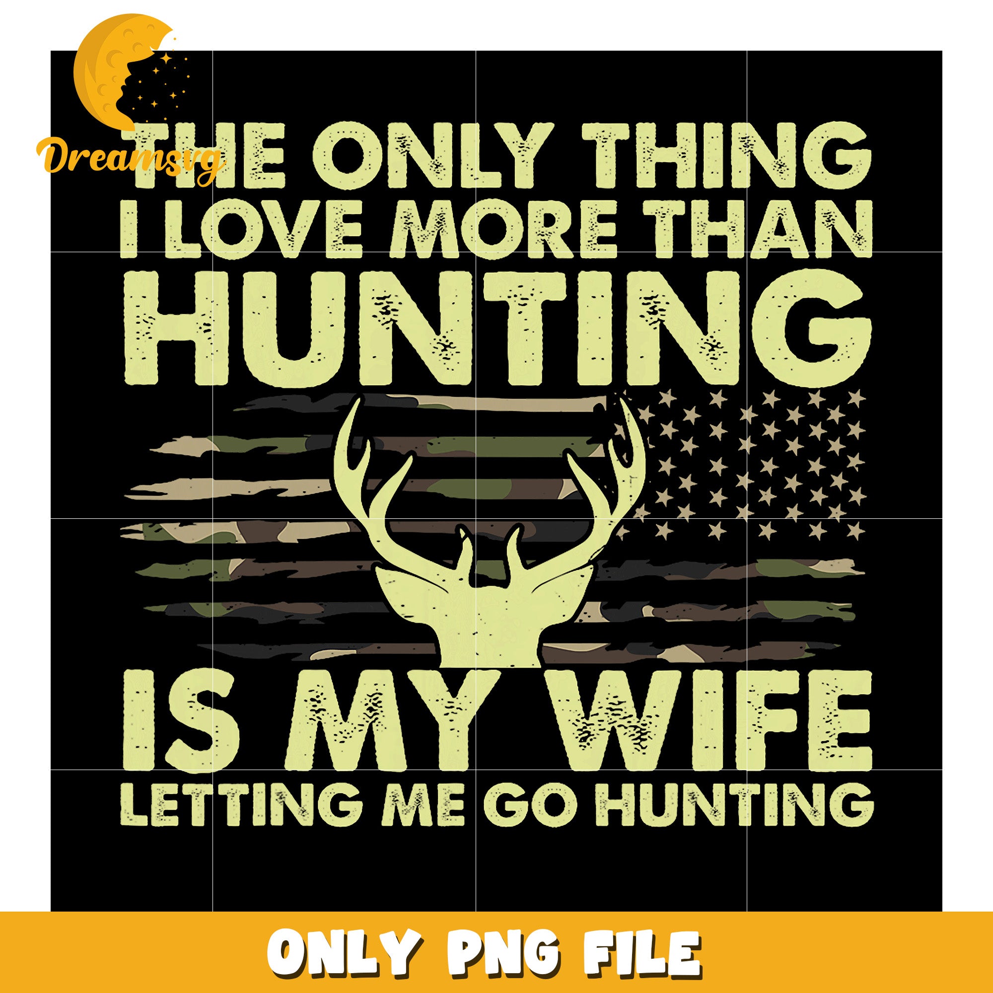 Hunting Wife PNG Camo Deer Design