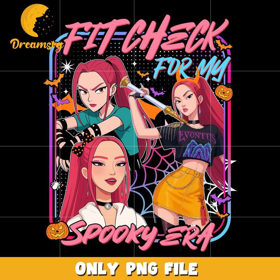 Huntrix Mira Fit Check For My Spooky Era Halloween png, kpop demon hunters png, spirit halloween​​ png