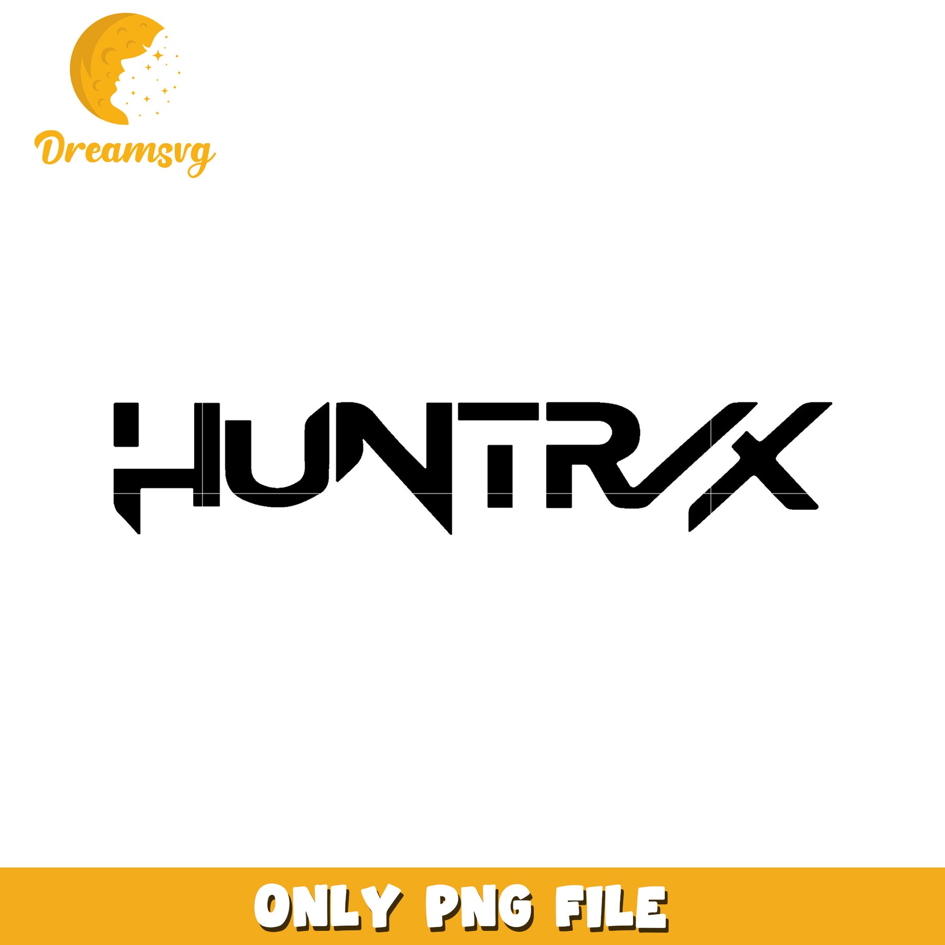 Huntrix black logo design png, huntrix band png, netflix cartoon png