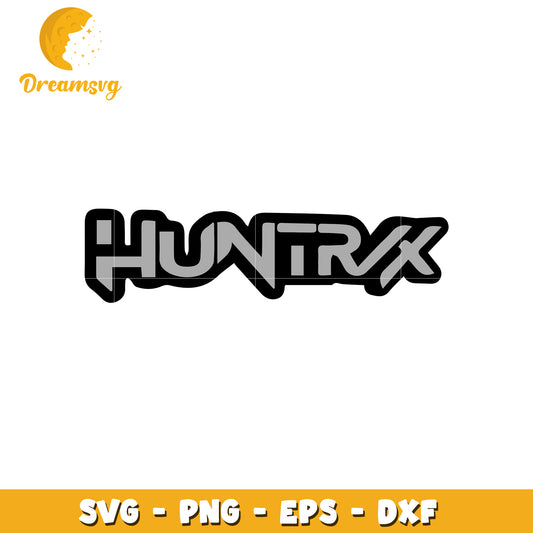 Huntrix creative logo design svg, demon hunters svg, kpop band svg