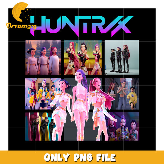 Huntrix demon hunter png, anime demon slayer girl png, huntrix warrior png