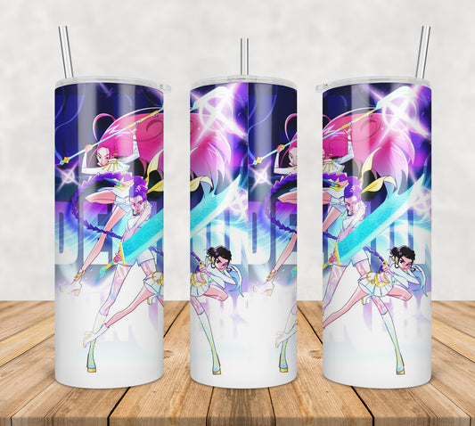 Huntrix girls band tumbler png, huntrix girls tumbler png, huntrix band tumbler png