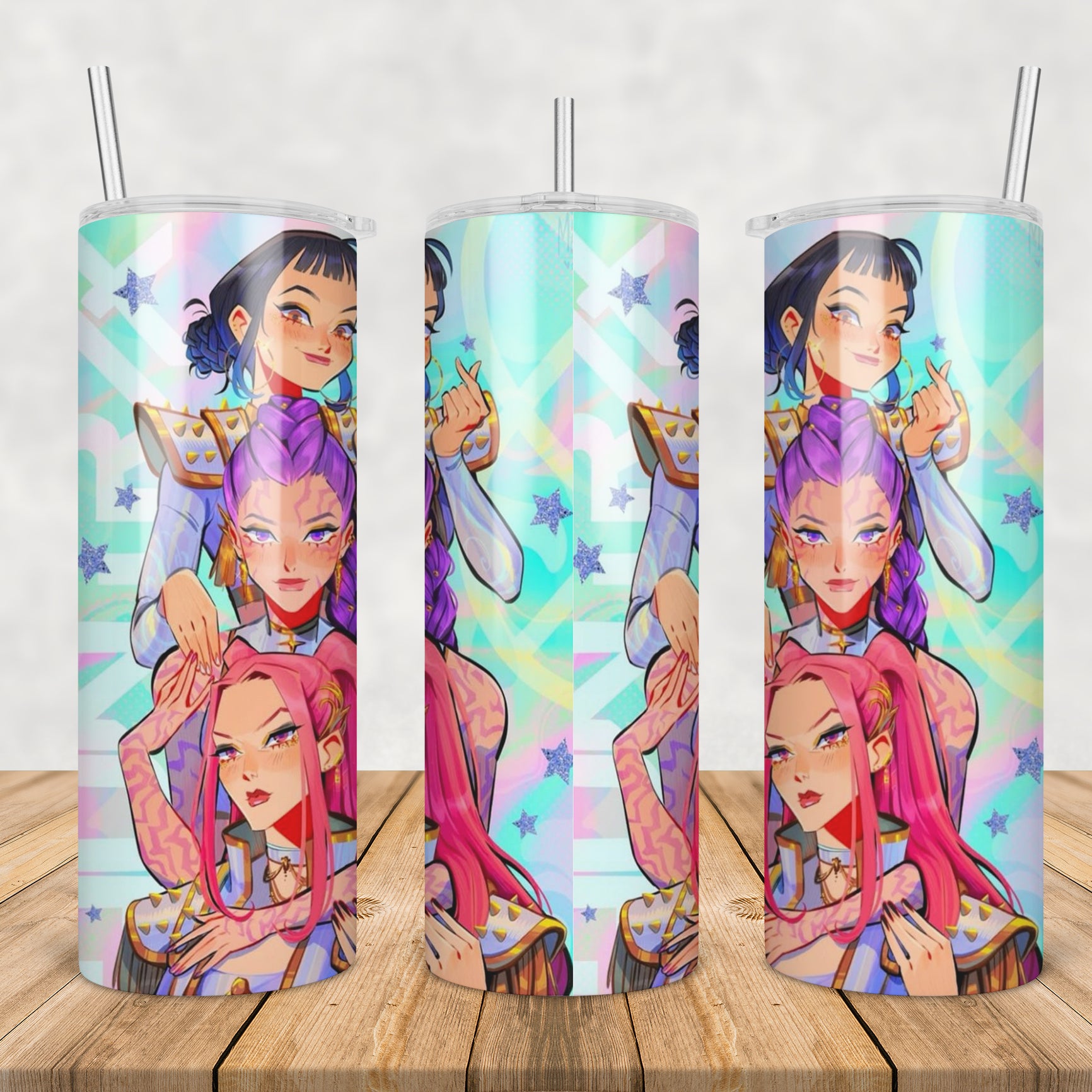 Huntrix kpop band tumbler png, huntrix band tumbler png, huntrix kpop tumbler png