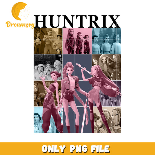 Huntrix kpop demon hunters png, kpop band manhwa png, huntrix png