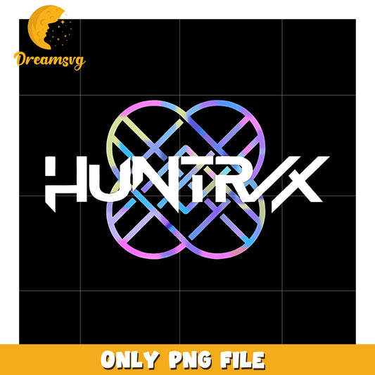 Huntrix logo design png, love fighter aesthetic png, kpop hero png