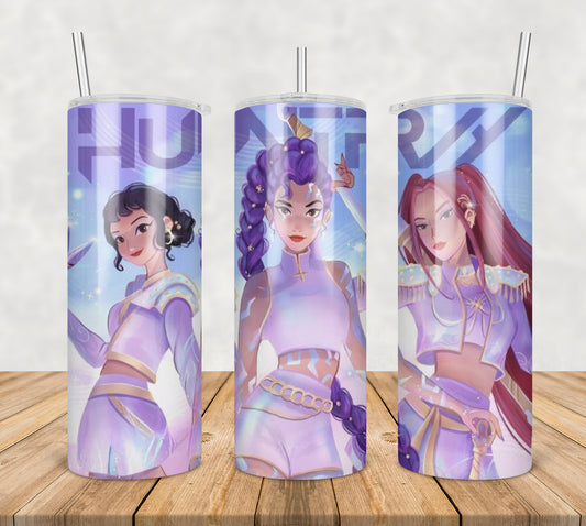 Huntrix manwha tumbler png, huntrix tumbler png, huntrix kpop tumbler png