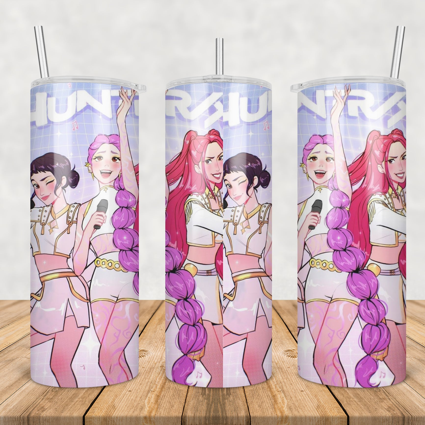 Huntrix performing design tumbler png, huntrix performing tumbler png, huntrix design tumbler png