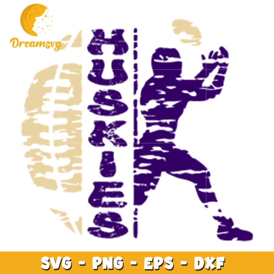 Huskers Football SVG PNG EPS DXF Cut File