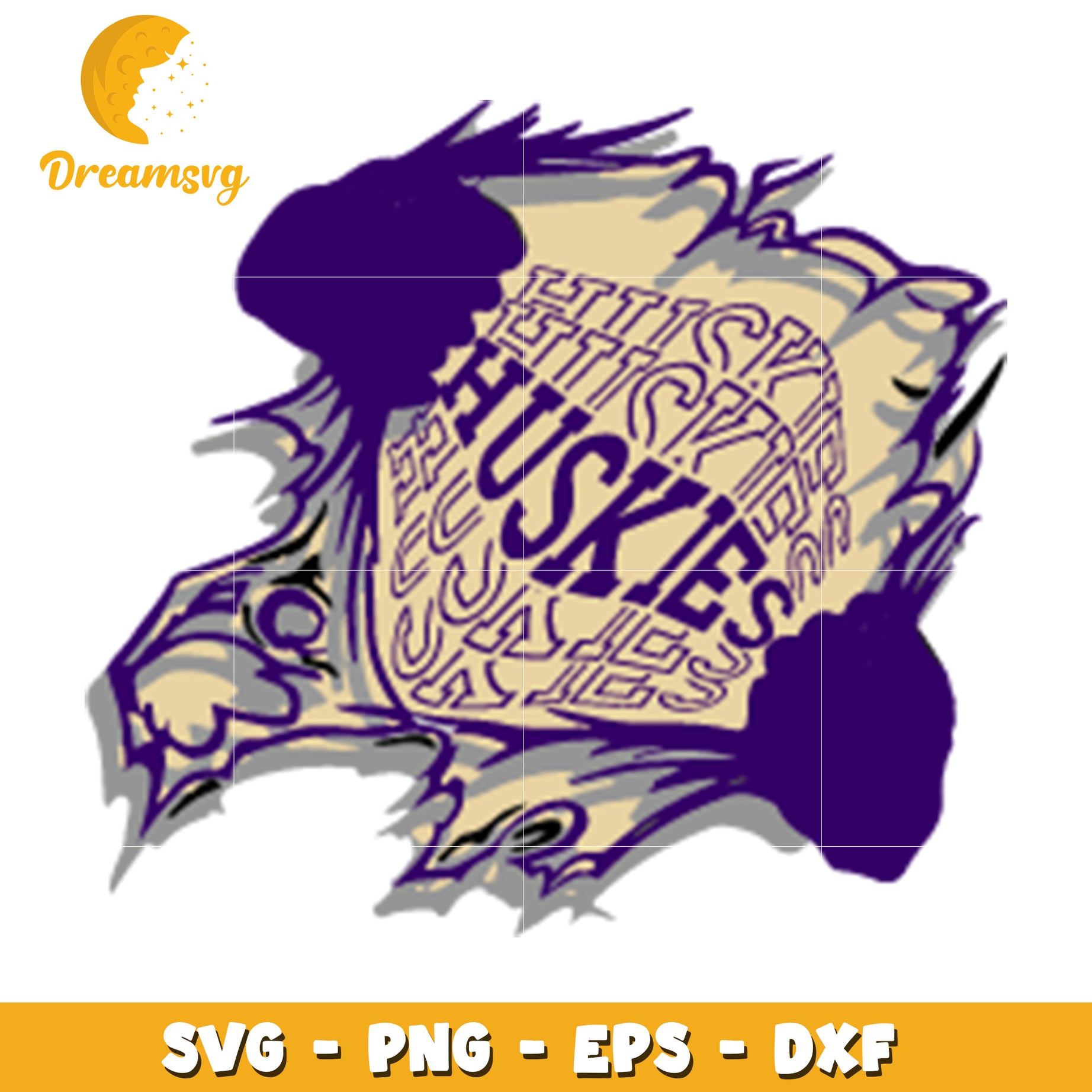 Huskies Creative Design SVG for Crafts and Projects Download