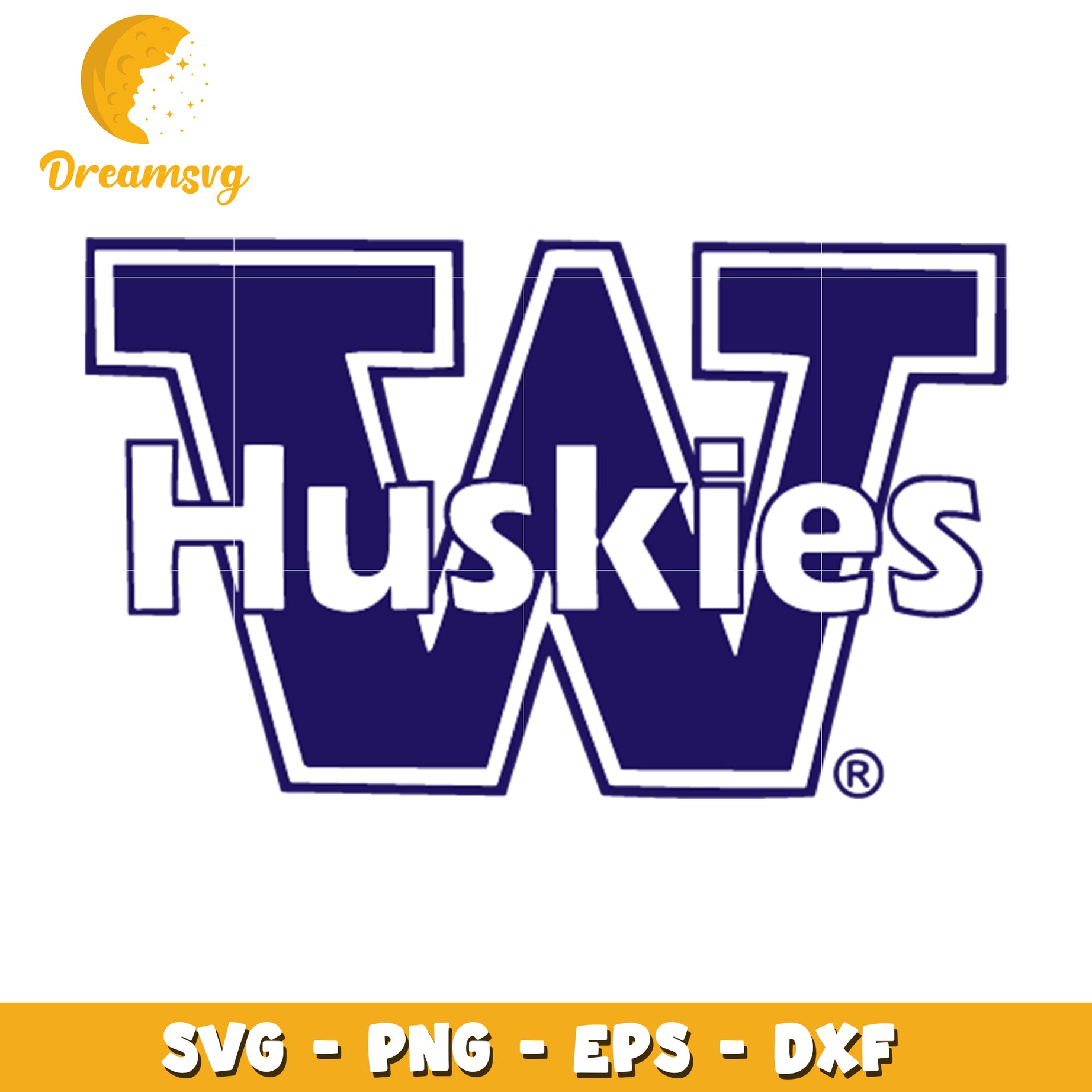 Huskies SVG Logo Design for Crafting and Personal Projects