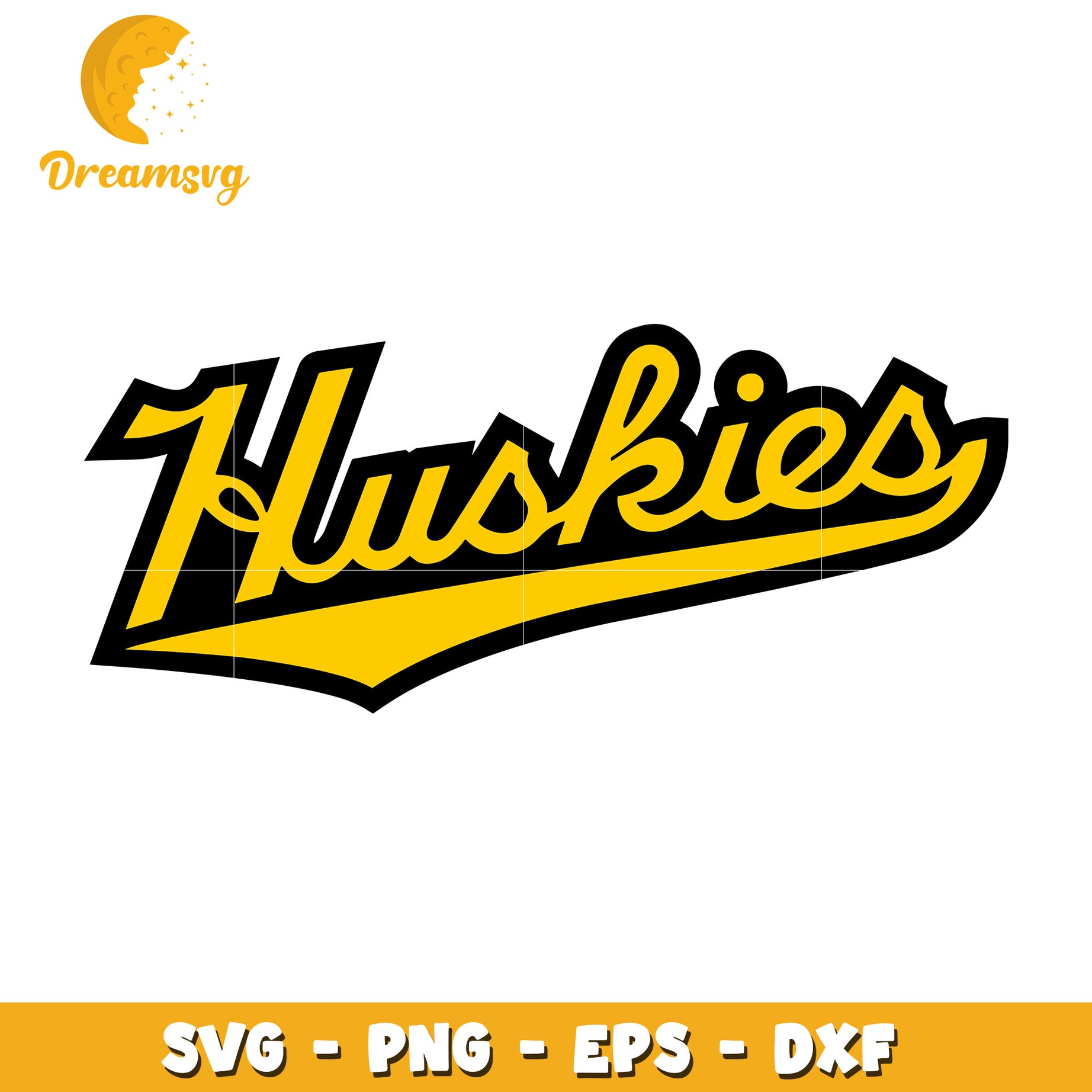 Huskies SVG PNG EPS DXF Cut File