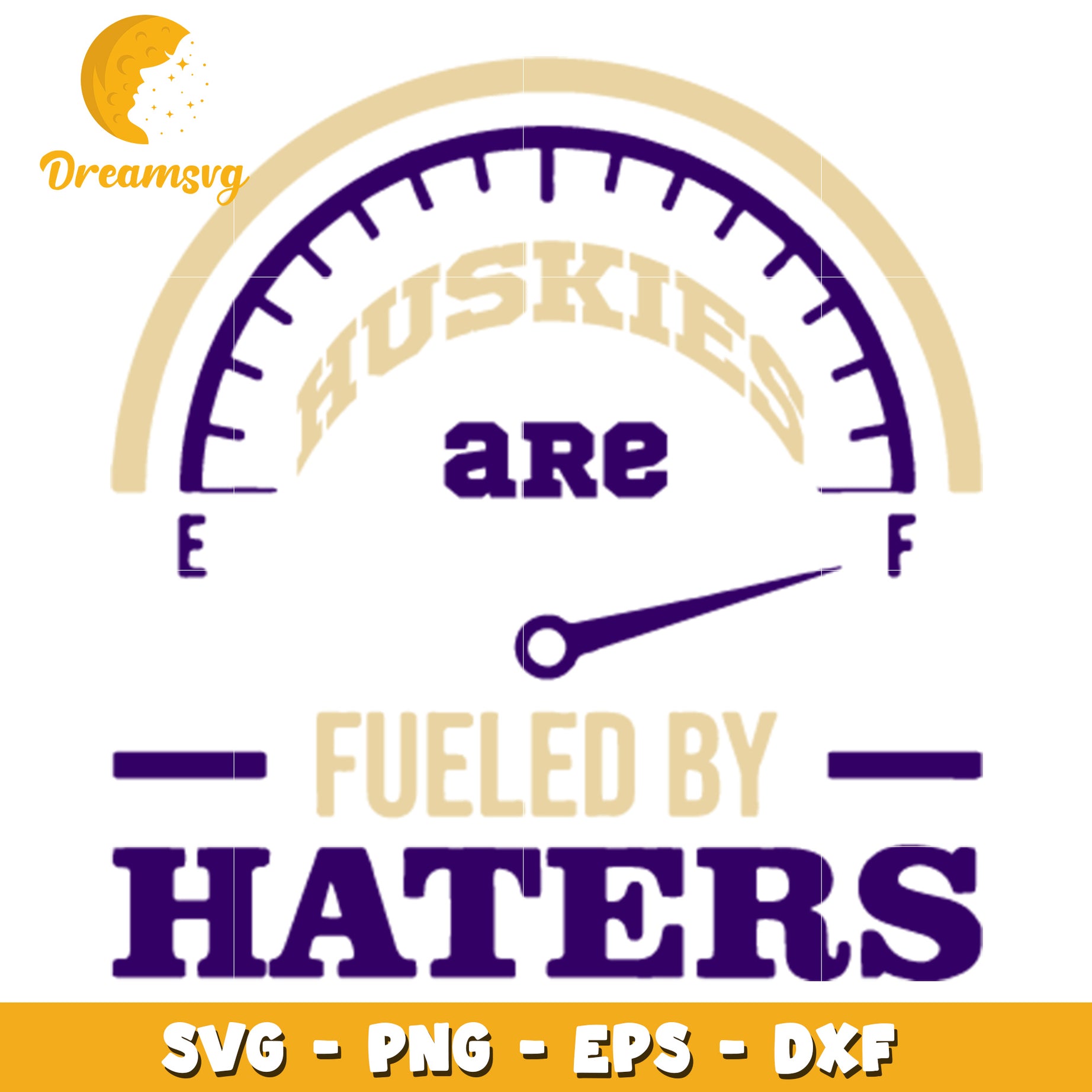 Huskies are Fueled by Haters SVG Design for Creative Projects