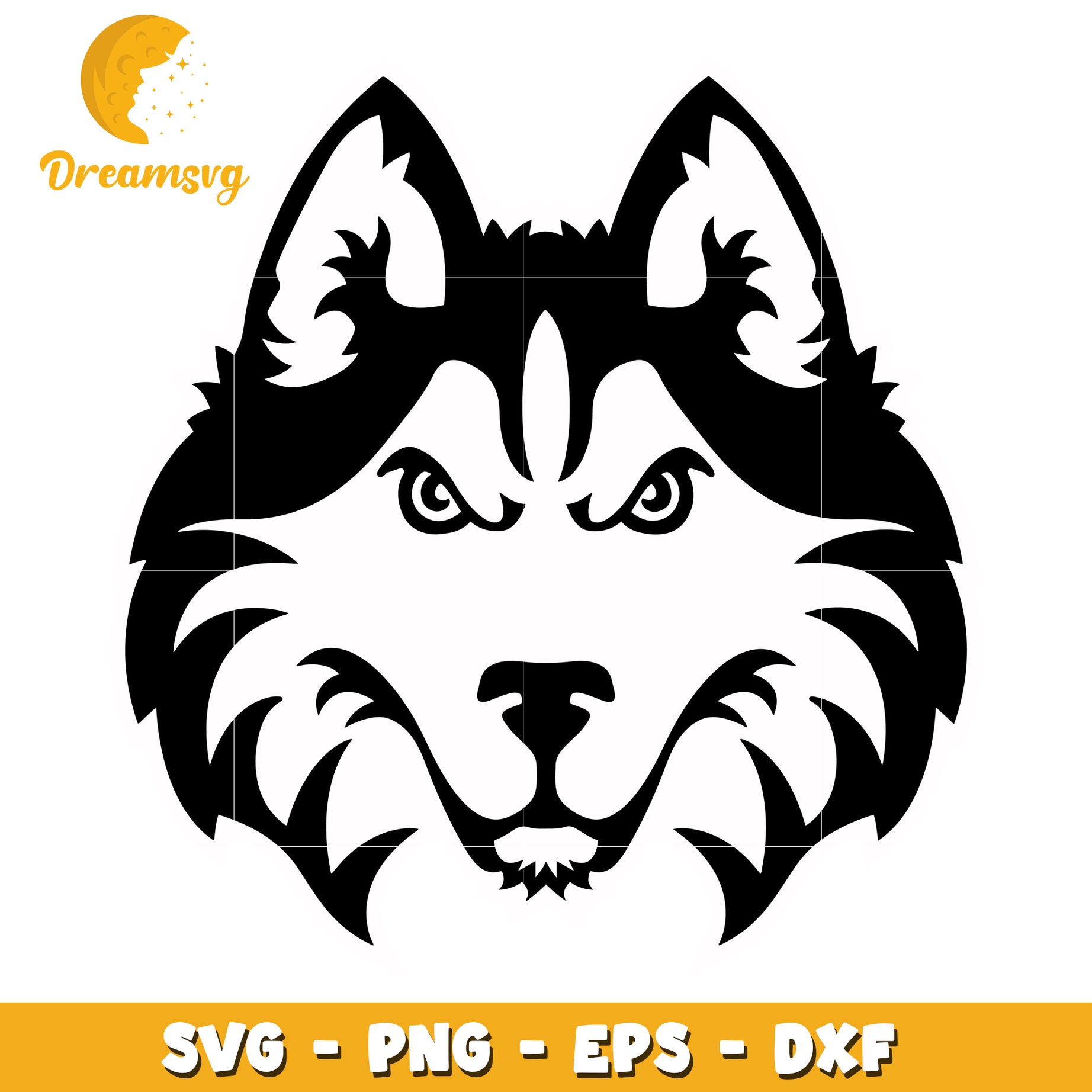 Husky SVG PNG EPS DXF Cut File