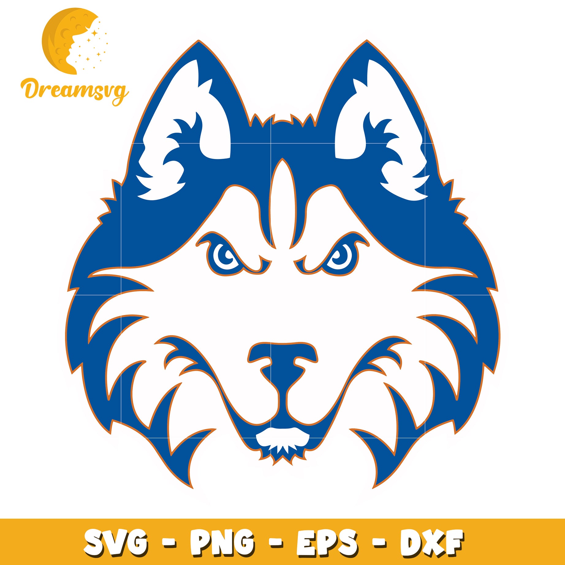 Husky SVG PNG EPS DXF Files Download