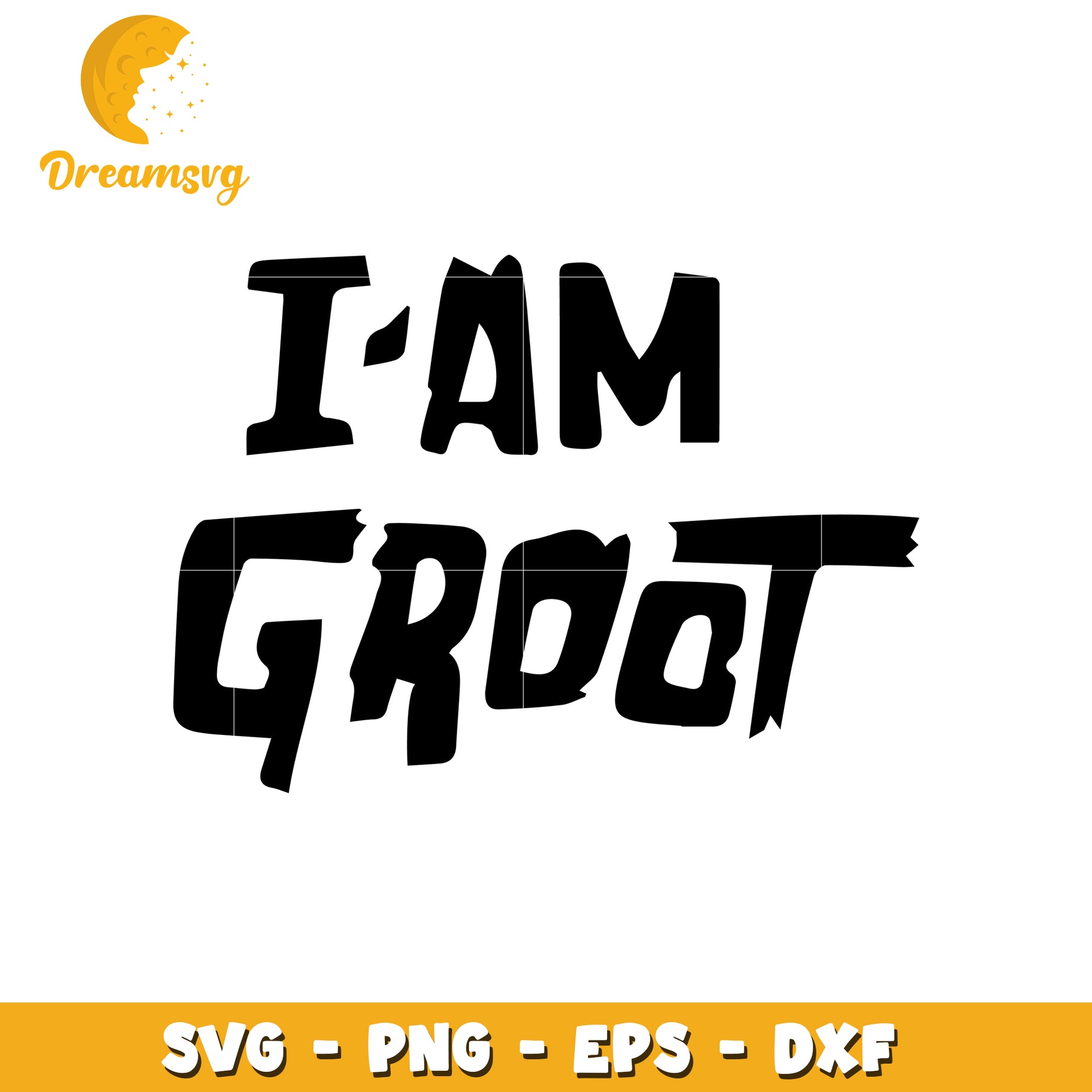 I Am Groot SVG Design for Crafts and DIY Projects