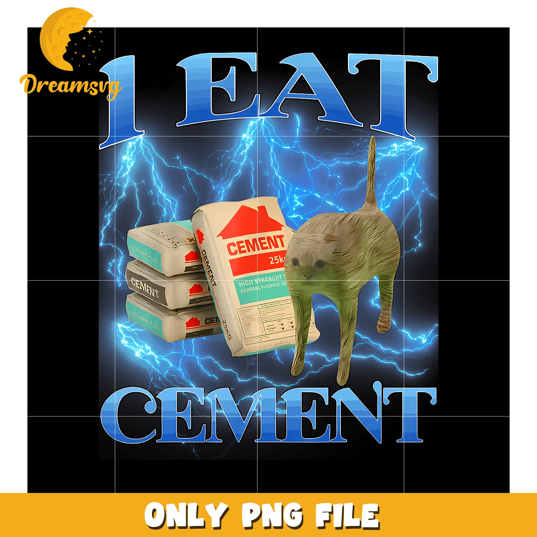 I Eat Cement png, memes png, cat meme png