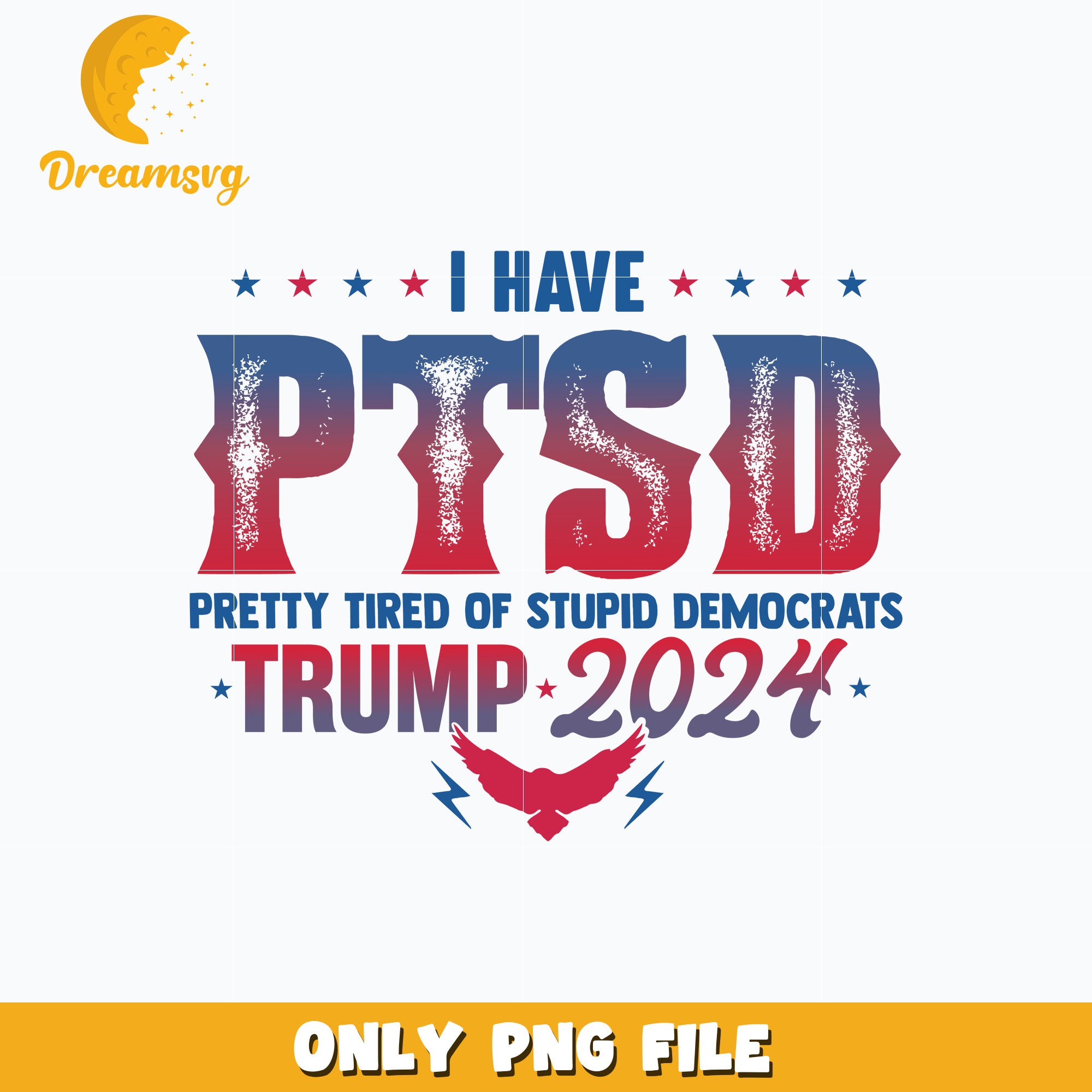 I Have PTSD Pretty Tired Of Stupid Democrats Fun P Poster | Zazzle
