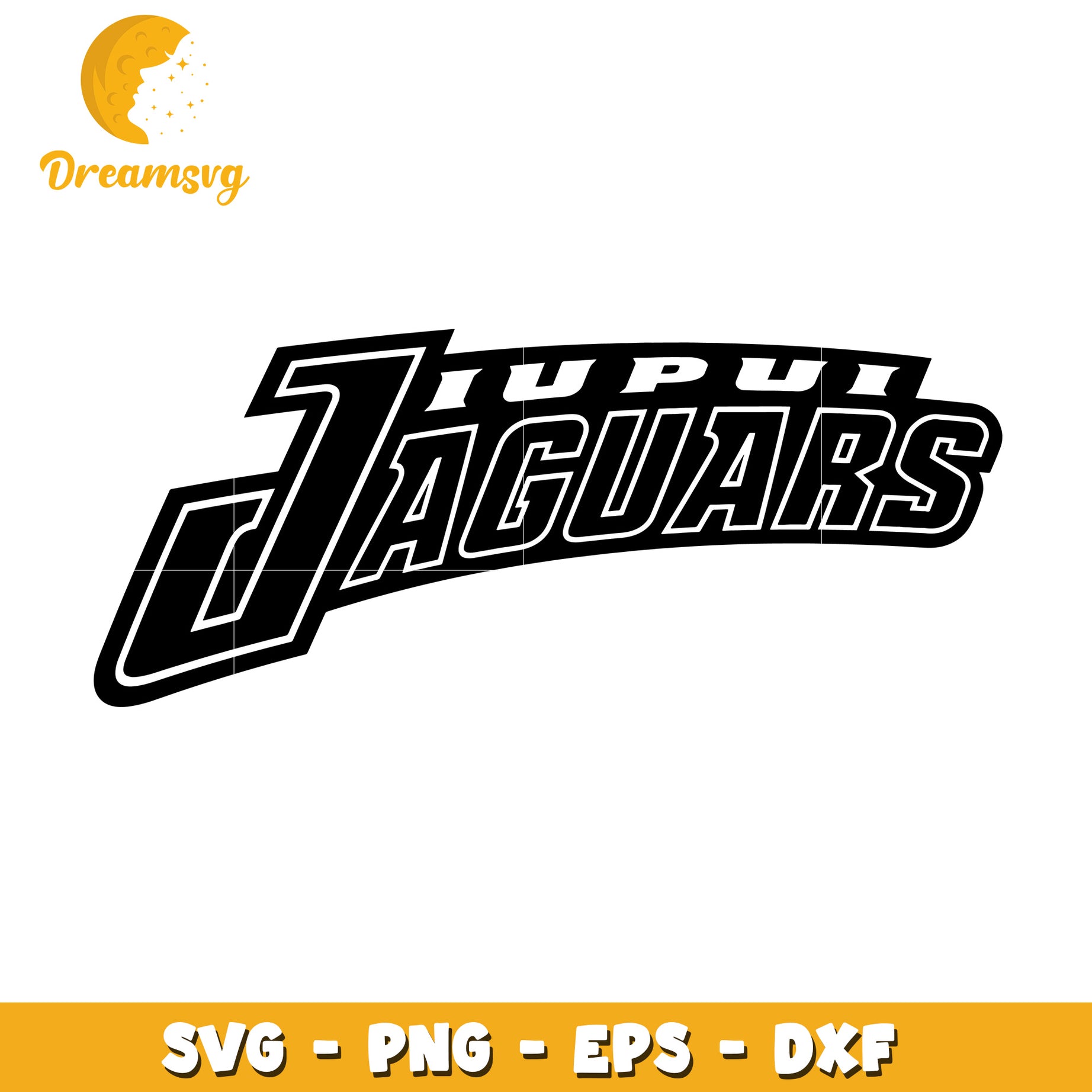 IPUI Jaguars SVG PNG EPS DXF Cut File