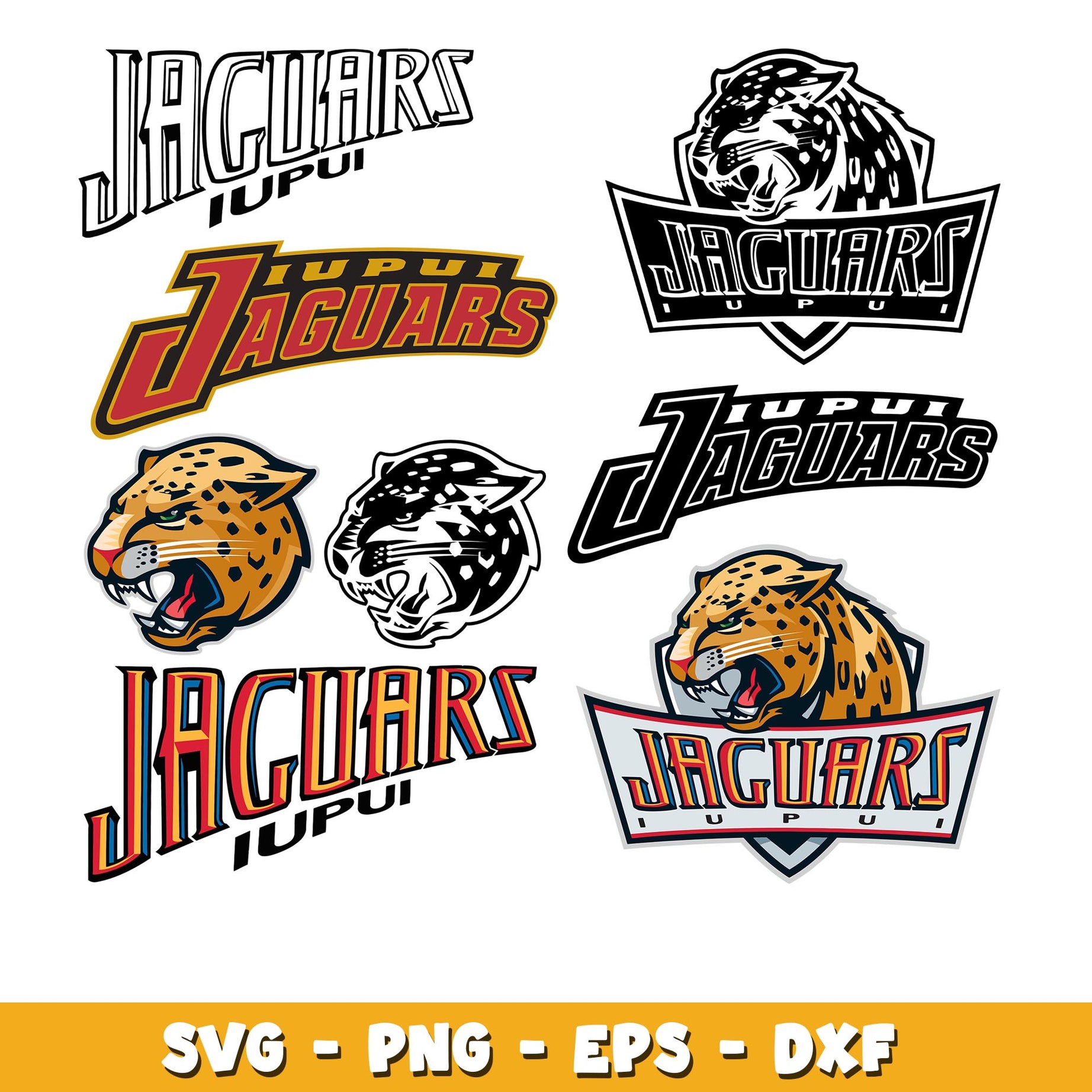 IUPUI Jaguars Bundle svg, IUPUI Jaguars logo svg, ncaa svg 